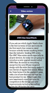 HW8 Max SmartWatch Guide