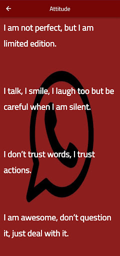 WhatStatus Screen 2