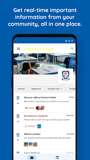 Android application Cornwall Hill College screenshort