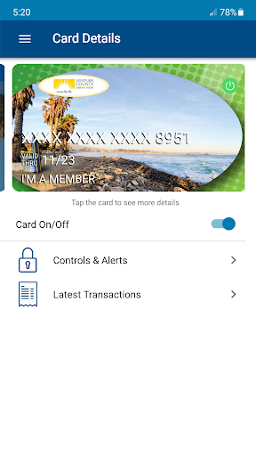 VCCU Card Manager Screen 3