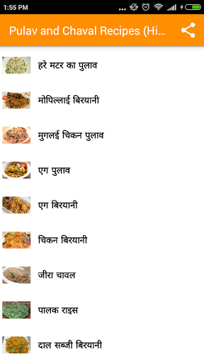Pulav and Chaval Recipes in Hindi