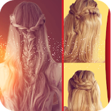 Cute Girl Hairstyle Easy Steps icon