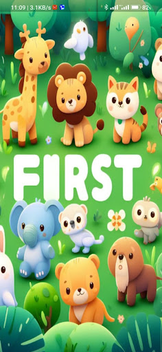 Android application first animal screenshort