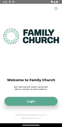 Android application Family Church screenshort