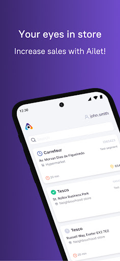 Android application Ailet screenshort