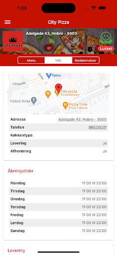 City Pizza Screen 2