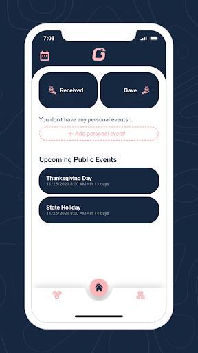 Gift Calendar Screen 2