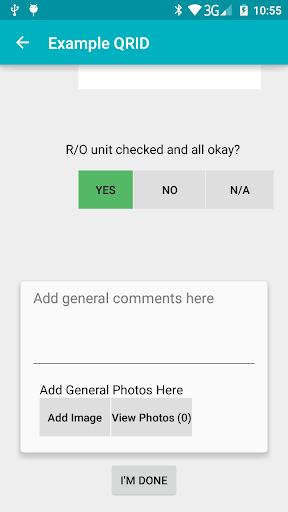 QRS Reporting Screen 3