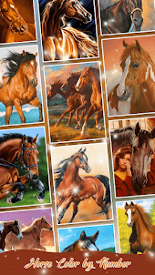Horse Color by Number