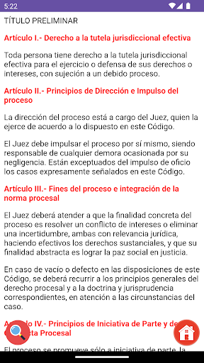 Código Procesal Civil Peruano Screen 3