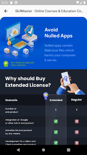 Android application Digital Learning screenshort