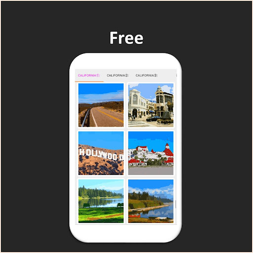 Color by Number - california Screen 2