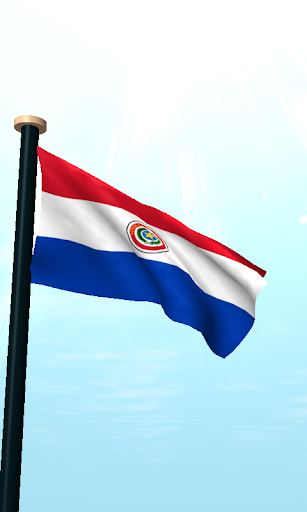 Paraguay Flag 3D Free Screenshot 2 - AppWisp.com