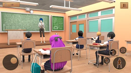 Anime High School Girl Game 3D