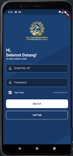 Android application MPP Bengkulu Tengah screenshort