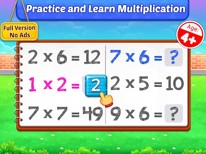 Multiplication Kids - Math Multiplication Tables 1.2.1 screenshots 9