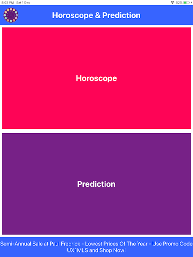 Android application Horoscope & Prediction screenshort