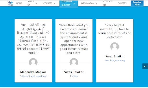 Yasham Academy Screen 3