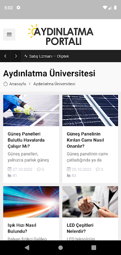 Aydınlatma Portalı Screen 3