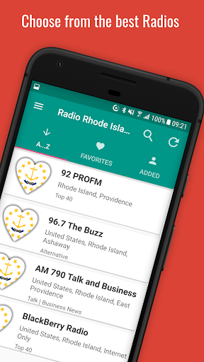 Android application Rhode Island Radio screenshort