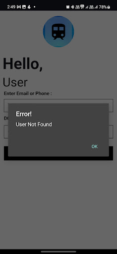 Forget IRCTC Username Screen 2