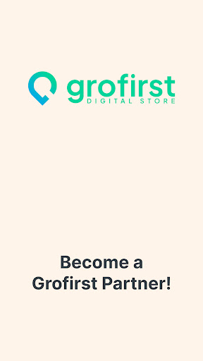 Android application Grofirst Partner: For Vendors screenshort