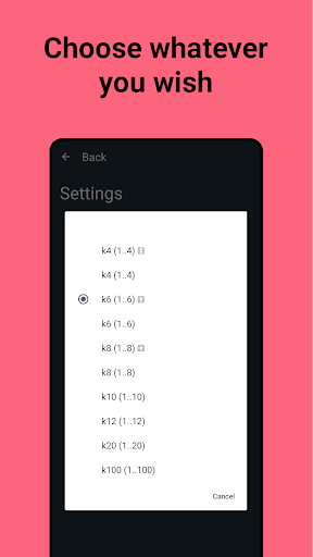 Roll dice Screen 3