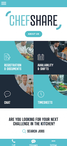 Android application Chefshare Recruitment screenshort
