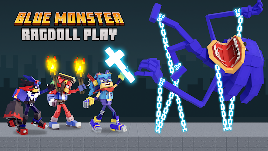 Blue Monster: Ragdoll Play 1