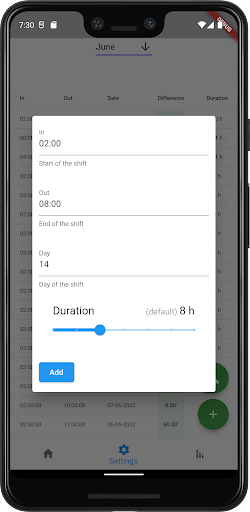 Job Timer Screen 3