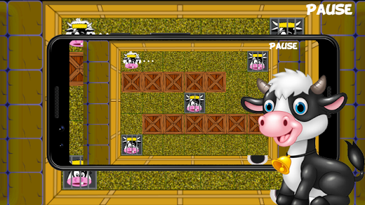 Push Block : Help Cow Escape Apk 2.0 screenshots 2