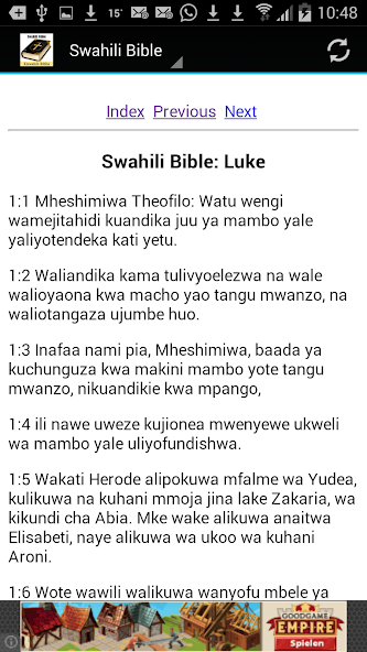 Swahili Bible Translation 