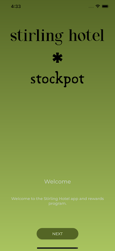 Android application Stirling Hotel screenshort