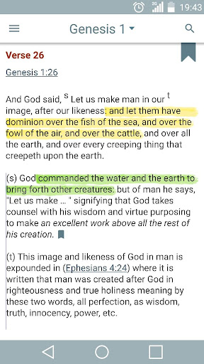 Screenshot of Geneva Study Bible