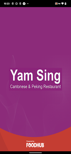 Android application Yam Sing Restaurant screenshort
