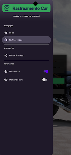 Android application Rastreamento Car screenshort