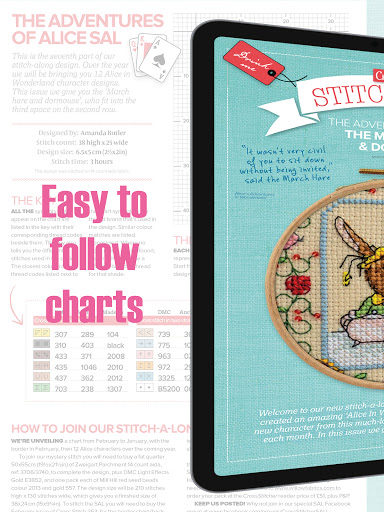 Screenshot of CrossStitcher Magazine