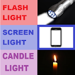 Flashlight, Candle, Screen Lite Bright Flash Light Apk