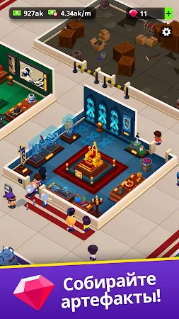 Game screenshot Idle Museum: империя искусства apk download