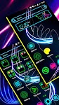screenshot of Neon Launcher Theme