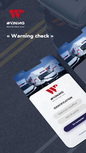 Android application WARNING CHECK screenshort