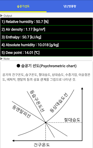 CycleCare - 실내 공기 및 공조 부하 계산 Screen 3