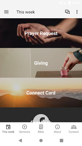 Android application Victory Baptist Denver NC screenshort
