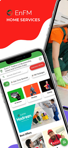 Android application EnFM Home Services screenshort