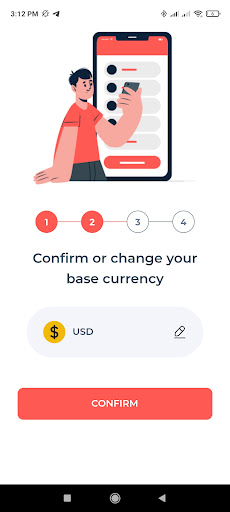 Screenshot of Modern Currency Converter