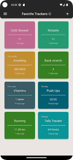 Android application Tally Tracker: Count Anything screenshort