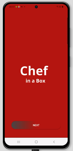 Android application Chef in a Box screenshort