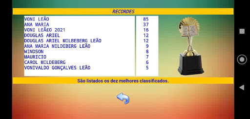Android application Desafio Bíblico screenshort