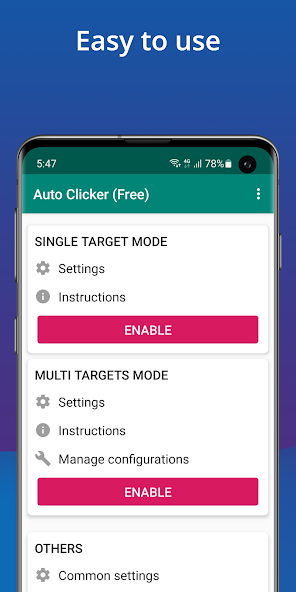 Auto Clicker - Automatic tap 2.1.4 APK + Mod (Unlocked / Pro) for Android
