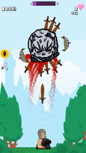 Android application Sword & Knife Throw: Aim & Hit screenshort